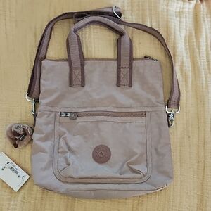 Kipling Tan Tote Bag with Classic Design